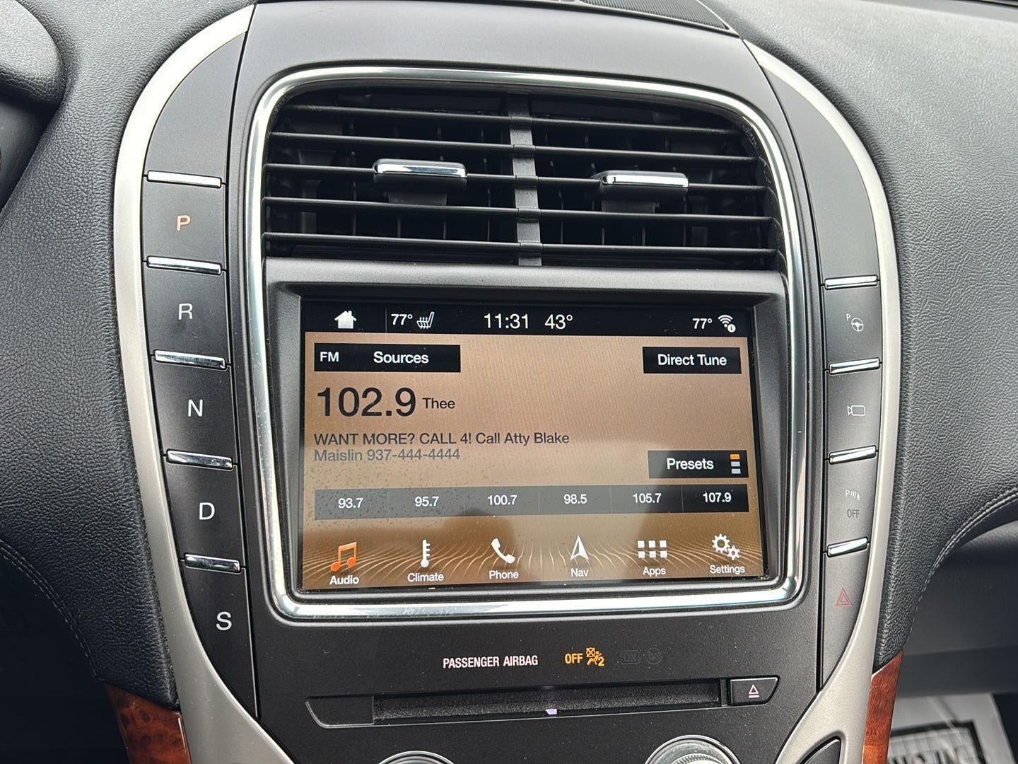 2018 Lincoln MKX Reserve