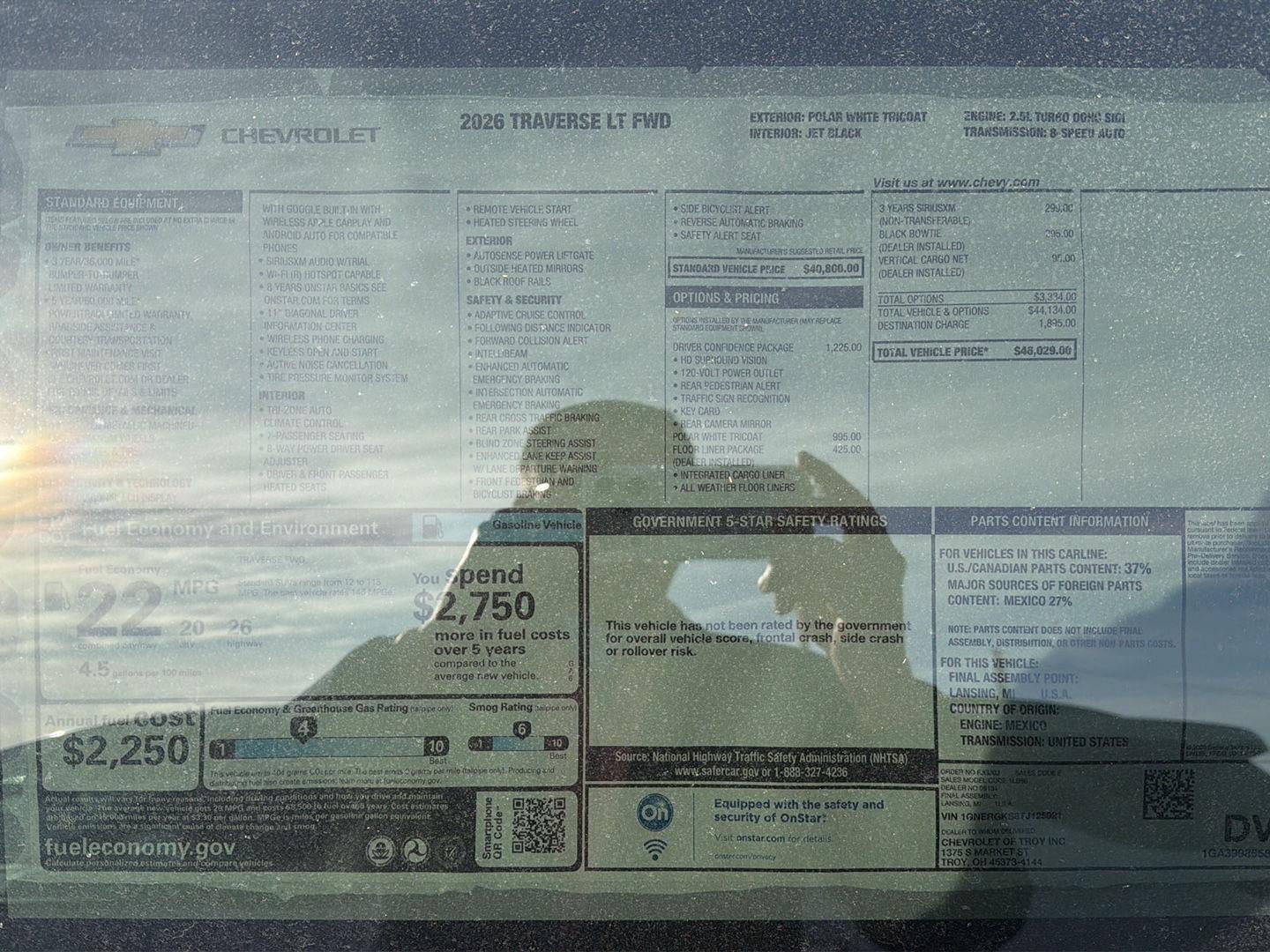 2026 Chevrolet Traverse FWD LT