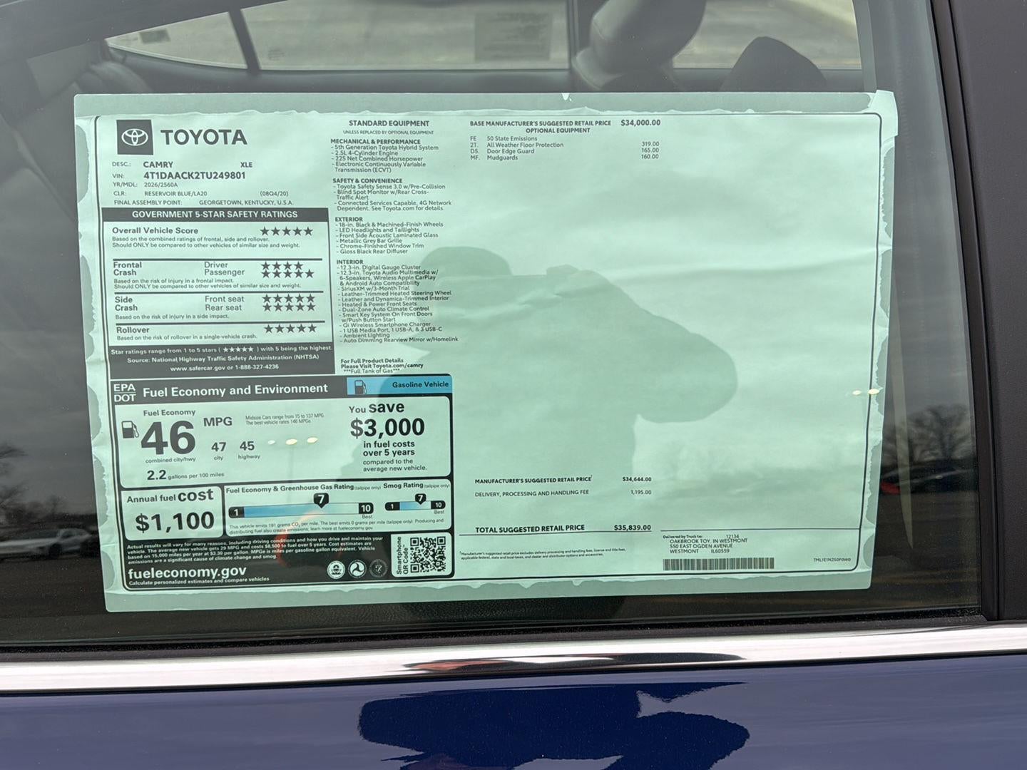 2026 Toyota Camry XLE